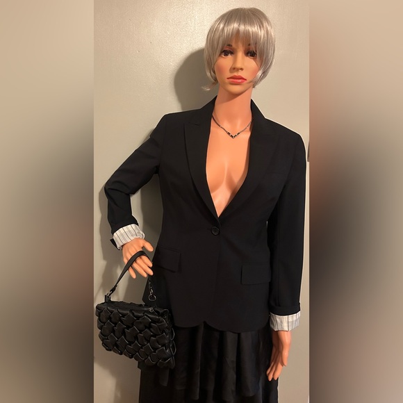 Theory Gabe B Classic Wool Blazer Jacket black - Picture 3 of 16